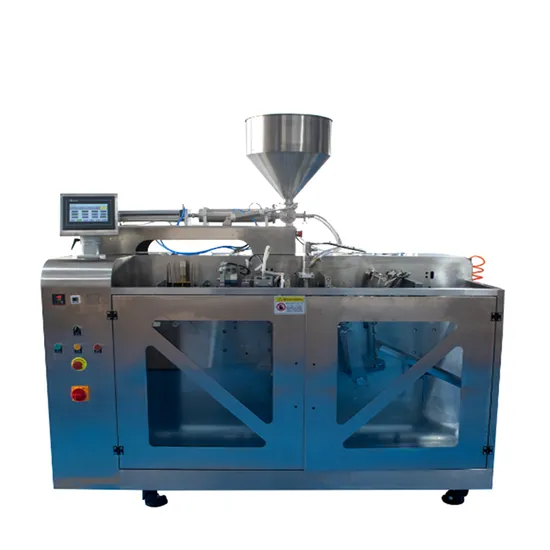 Máquinas de llenado y sellado de leche fresca, bebidas funcionales, galletas, aperitivos, semillas, bolsas prefabricadas, bolsitas con boquilla, granulado líquido.