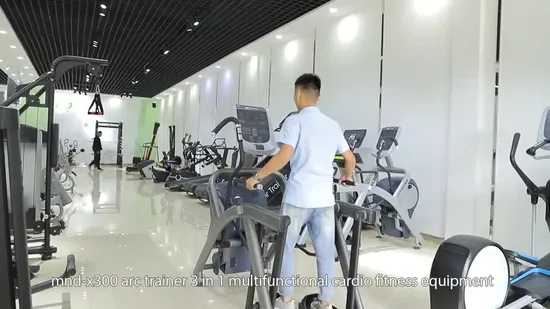 Nueva máquina de cardio Arc Trainer, andador funcional, stepper para ejercicios de cardio.