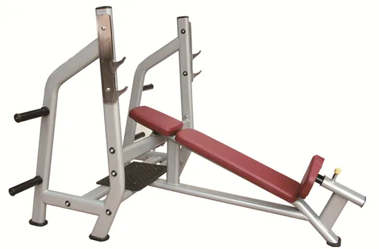 Equipo de gimnasio comercial para fitness, press de pecho con peso libre, banco plano