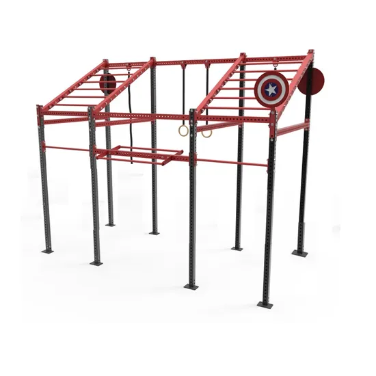 Centro deportivo al aire libre para parques, estación de calistenia, plataforma de fitness