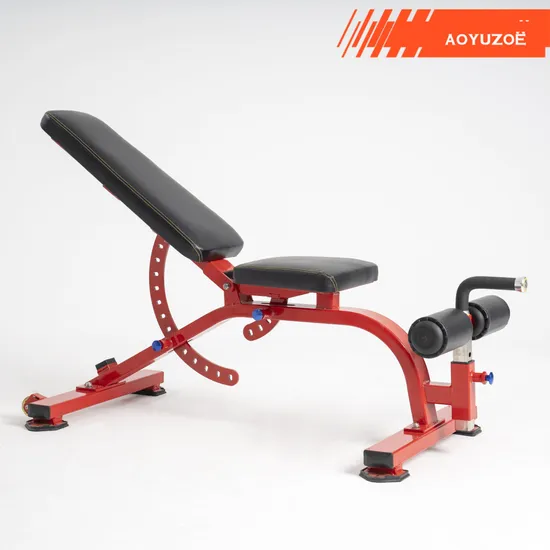 Equipo de gimnasio Gimnasio abdominal Banco de entrenamiento ajustable Banco de pesas Bancos de press y racks